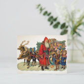 ヴィンテージ怒サンタハガキ ポストカード (スタンド正面)