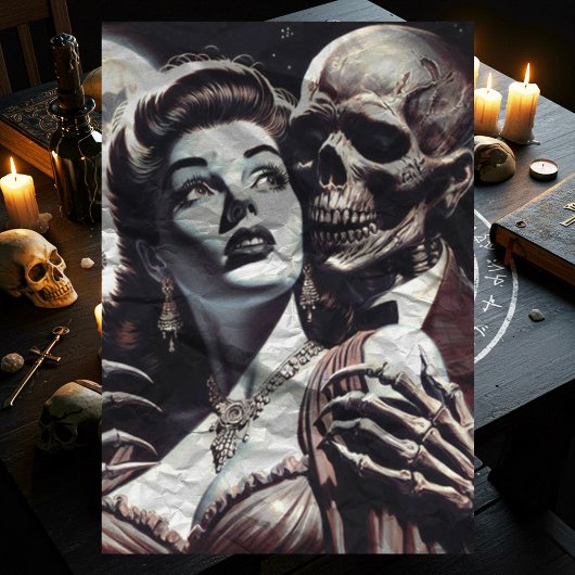 ヴィンテージ怖いホラー 薄葉紙