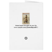 ヴィンテージ恋しく思アニエオークリー、ウェスタン女性のカーボーイ (裏面)