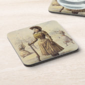 ヴィンテージ恋しく思アニエオークリー、ウェスタン女性のカーボーイ コースター (左側)