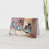 ヴィンテージ恋しく思ケトルのクリスマスカード シーズンカード (正面)