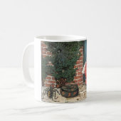 ヴィンテージ恋しく思リトルマフェットスパイダー子供部屋韻 コーヒーマグカップ (正面左)