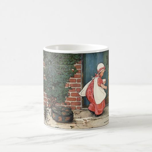 ヴィンテージ恋しく思リトルマフェットスパイダー子供部屋韻 コーヒーマグカップ (中央)