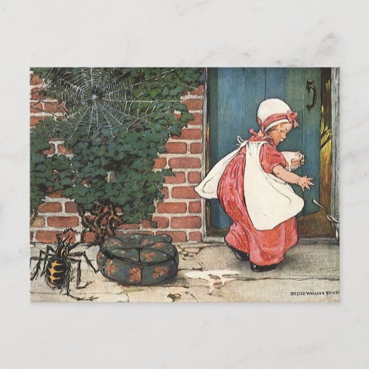 ヴィンテージ恋しく思リトルマフェットスパイダー子供部屋韻 ポストカード (正面)