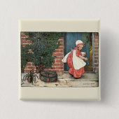 ヴィンテージ恋しく思リトルマフェットスパイダー子供部屋韻 缶バッジ (正面)