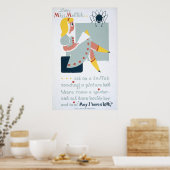 ヴィンテージ恋しく思リトルマフェ読ットのWPAポスター ポスター (キッチン)