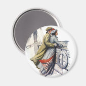 ヴィンテージ恋とロマンス、ニューリュウズ・オン・クルーズ マグネット (正面/裏面)