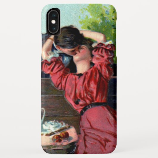 ヴィンテージ恋人のキスApple iPhone XS Maxケース Case-Mate iPhoneケース (裏面)