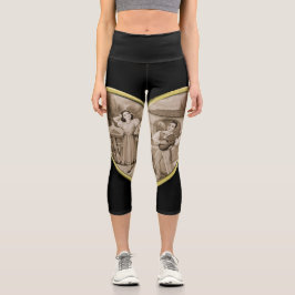 ヴィンテージ恋愛夫婦 カプリレギンス