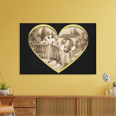 ヴィンテージ恋愛夫婦 キャンバスプリント (インサイチュ (リビング))