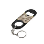 ヴィンテージ恋愛夫婦 キーホルダー栓抜き (裏面アングル)