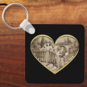 ヴィンテージ恋愛夫婦 キーホルダー (正面)