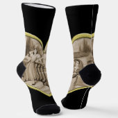 ヴィンテージ恋愛夫婦 ソックス (傾斜あり)