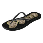 ヴィンテージ恋愛夫婦 ビーチサンダル (アングル)