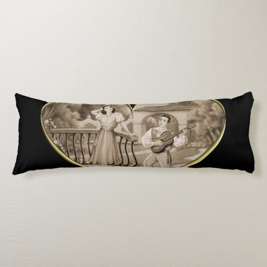 ヴィンテージ恋愛夫婦 ボディピロー (正面)