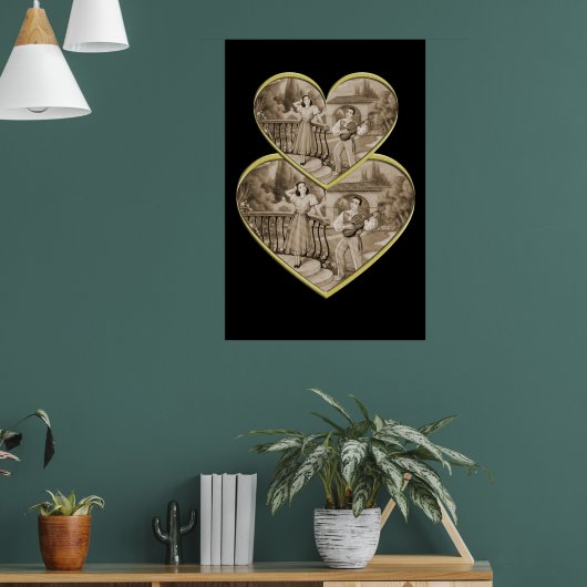 ヴィンテージ恋愛夫婦 ポスター (リビング1)