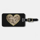 ヴィンテージ恋愛夫婦 ラゲッジタグ (正面横)