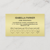 ヴィンテージ恋愛夫婦 ロイヤリティカード (裏面)