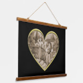 ヴィンテージ恋愛夫婦 吊り下げ型タペストリー (傾斜あり)