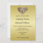 ヴィンテージ恋愛夫婦 招待状 (裏面)