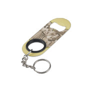 ヴィンテージ恋愛夫婦、男女、金ゴールド キーホルダー栓抜き (裏面アングル)