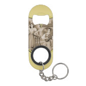 ヴィンテージ恋愛夫婦、男女、金ゴールド キーホルダー栓抜き (裏面)