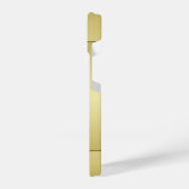 ヴィンテージ恋愛夫婦、男女、金ゴールド iPhoneケース (左側面)