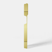 ヴィンテージ恋愛夫婦、男女、金ゴールド iPhoneケース (右側面)