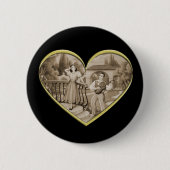 ヴィンテージ恋愛夫婦 缶バッジ (正面)
