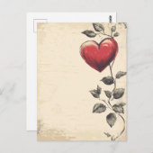ヴィンテージ恋文 ポストカード (正面/裏面)