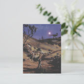 ヴィンテージ恐竜ディロフォサウルス誕生日パーティー 招待状 (スタンド正面)