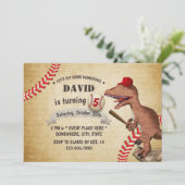 ヴィンテージ恐竜野球第5回バースデーパーティー 招待状 (スタンド正面)