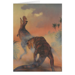 ヴィンテージ恐竜、ジャングルのカルノタウロスの轟音