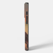 ヴィンテージ恐竜、ジャングルのカルノタウロスの轟音 Case-Mate iPhoneケース (裏面 / 左)