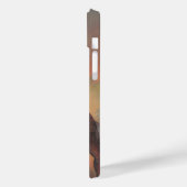 ヴィンテージ恐竜、ジャングルのカルノタウロスの轟音 Case-Mate iPhoneケース (裏面 / 左)