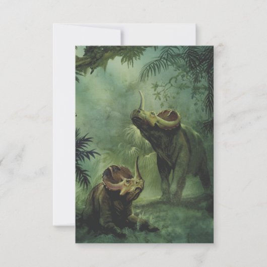 ヴィンテージ恐竜、ジャングルのセントロザウルス (正面)