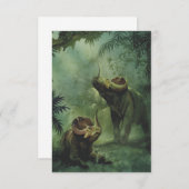 ヴィンテージ恐竜、ジャングルのセントロザウルス (正面/裏面)