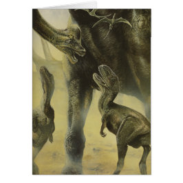 ヴィンテージ恐竜、トルボサウルスとブラチオサウルス