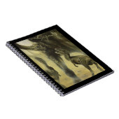 ヴィンテージ恐竜、トルボサウルスとブラチオサウルス ノートブック (右側)