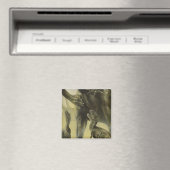 ヴィンテージ恐竜、トルボサウルスとブラチオサウルス マグネット (インサイチュ (食洗機))