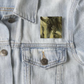 ヴィンテージ恐竜、トルボサウルスとブラチオサウルス 缶バッジ (インサイチュ)