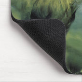 ヴィンテージ恐竜、ブラチオサウルス海泳ぎ マウスパッド (コーナー)