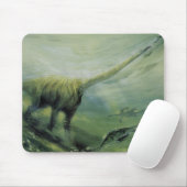 ヴィンテージ恐竜、ブラチオサウルス海泳ぎ マウスパッド (マウス)