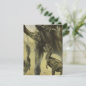 ヴィンテージ恐竜、ブラチオサウルス誕生日パーティー 招待状 (スタンド正面)