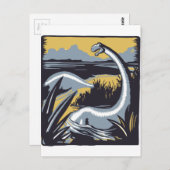 ヴィンテージ恐竜 ポストカード (正面/裏面)