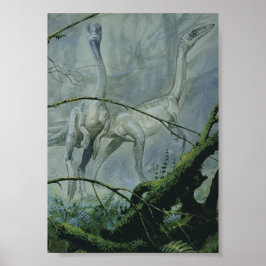 ヴィンテージ恐竜、メガノサウルス ポスター