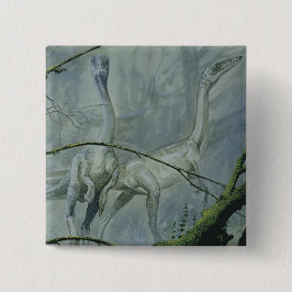 ヴィンテージ恐竜、メガノサウルス 缶バッジ