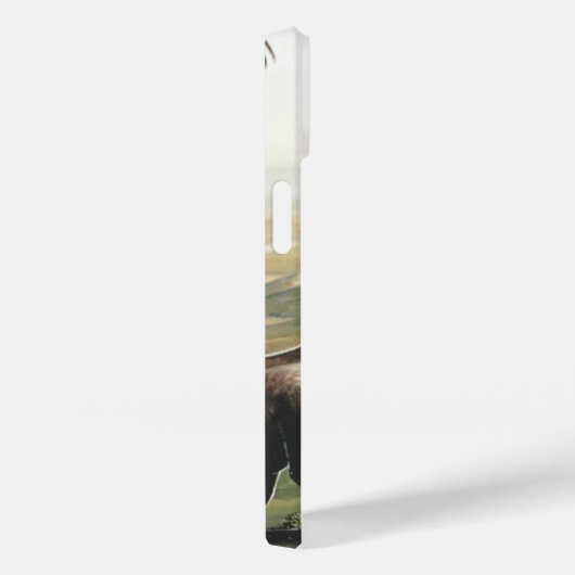 ヴィンテージ恐竜、ヤシの木を持つアマルガサウルス Case-Mate iPhoneケース (裏面 / 右)