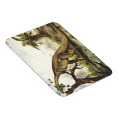 ヴィンテージ恐竜、木の上に放牧 マグネット (右側)