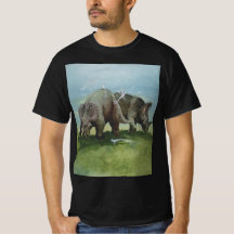 ヴィンテージ恐竜、牧草地のセントロザウルスの放牧